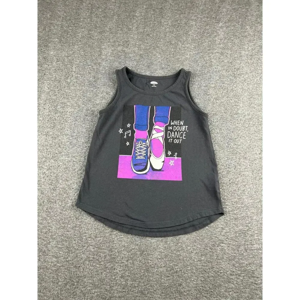 Old Navy Girls' Graphic‎ Tank Top, Medium 8